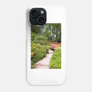 Footpath Through Springtime Forest Phone Case