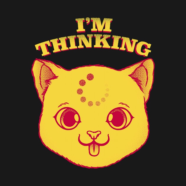 I'm Thinking Funny Cat by Tobe Fonseca by Tobe_Fonseca