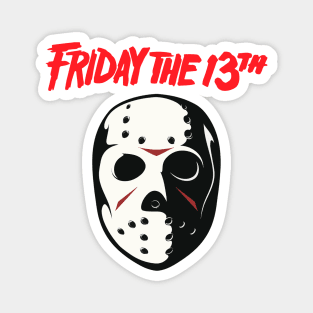 Friday the 13 (Jason mask) Magnet