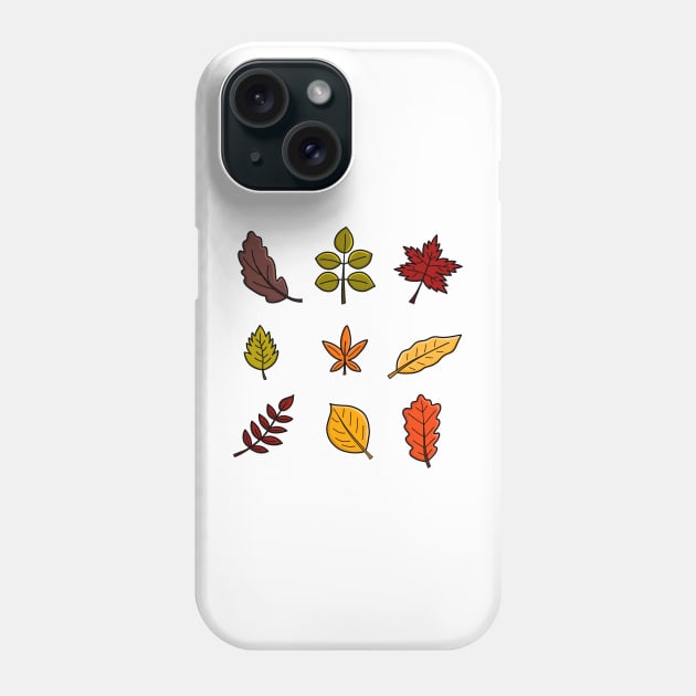 Autumn Leaves Phone Case by lisanisafazrin