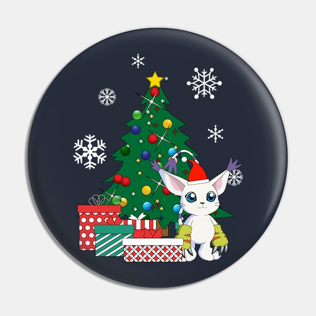 Gatomon Around The Christmas Tree Digimon Pin by Nova5