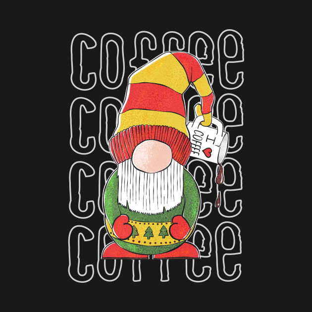 Discover Christmas Coffee Gnome - Christmas Coffee - T-Shirt