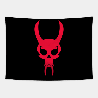 Horned Skull Tapestry