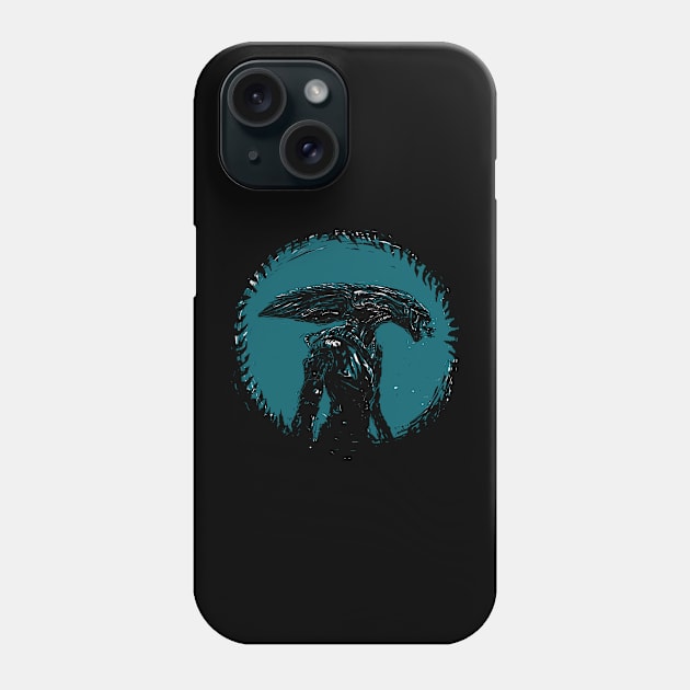 The monster from outerspace Phone Case by kharmazero