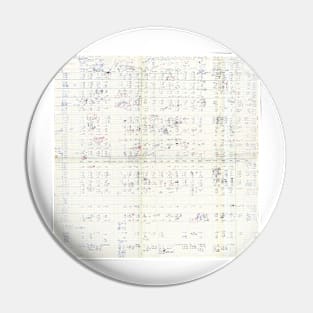 Nirenberg's genetic codon table, 1965 (C025/9216) Pin