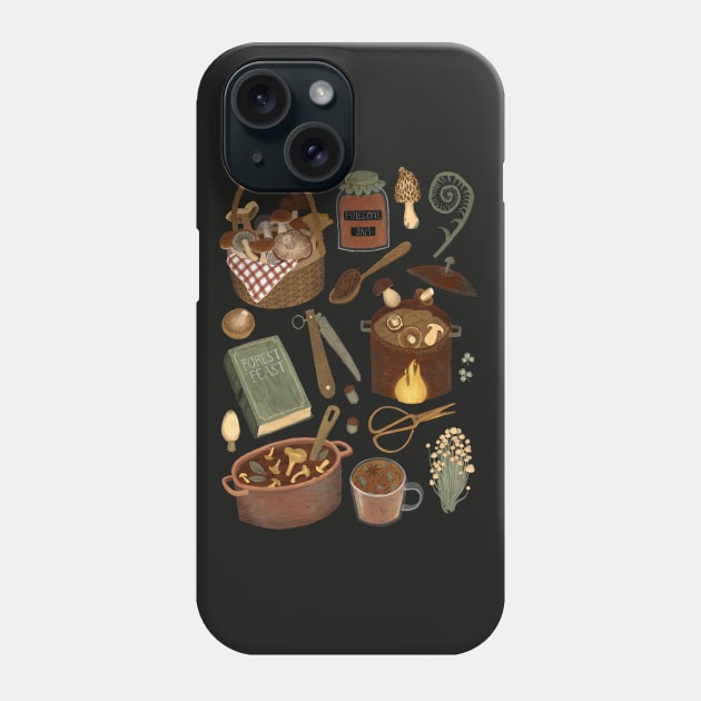 forest kitchen Phone Case by annyamarttinen