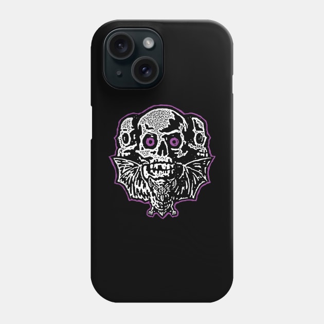 SKULL VAMPIRE Phone Case by THE HORROR SHOP