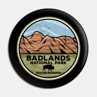 Badlands National Park South Dakota Bison Nature Pin