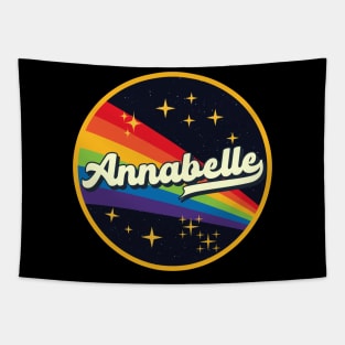 Annabelle // Rainbow In Space Vintage Style Tapestry