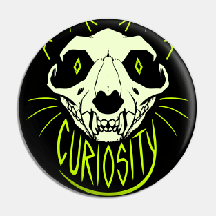 A Cat Named Curiosity Pin