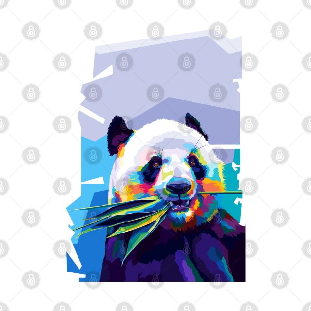 Panda Wpap Art by SiksisArt