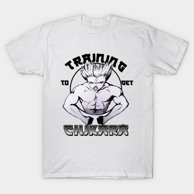 Training To Get Chikara Stong Anime Guy With Fierce Eyes And Long