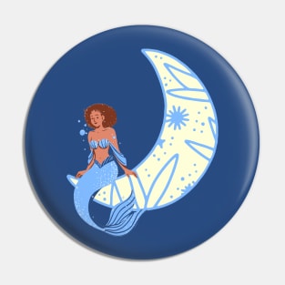 Little mermaid of the moon Pin