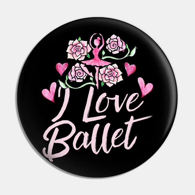 I love ballet Pin by bubbsnugg