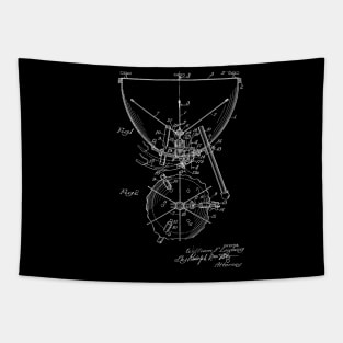 Kettle Drum Vintage Patent Hand Drawing Tapestry