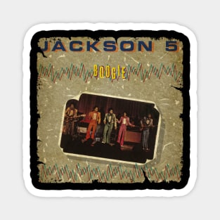 Jackson 5  BOOGIE - RETRO Magnet