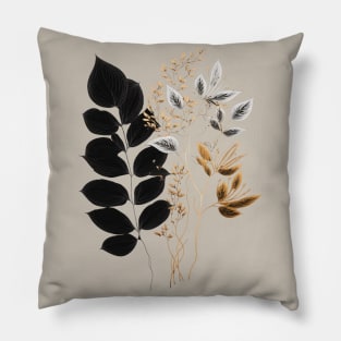 Minimalist Leaves Pillow