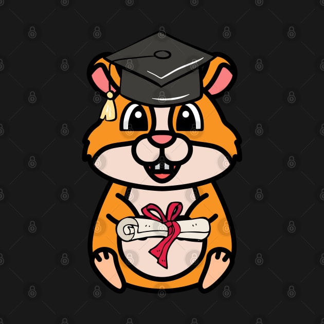 Cute hamster is a graduate by Pet Station