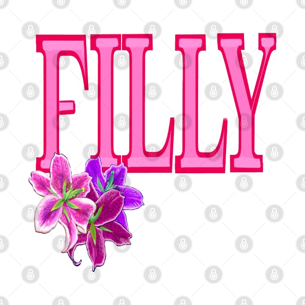 Top 10 best personalised gifts Filly, filicia, felicia, phelicia, preppy,personalized name with painted lilies by Artonmytee