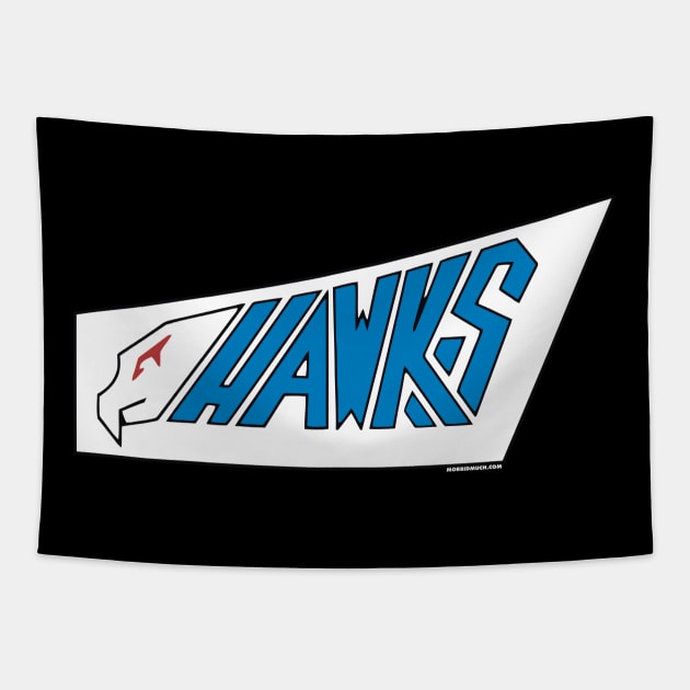 Mighty Hawks Tapestry by nickmeece