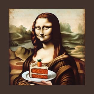 Mona Lisa's Carrot Cake Feast T-Shirt