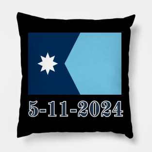 5 May 2024 Minnesota state flag Pillow