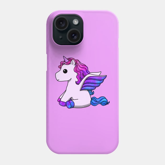 Bi Unicorn Phone Case by Art by Veya