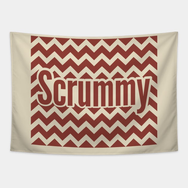 scrummy chocolate color Tapestry by shimodesign