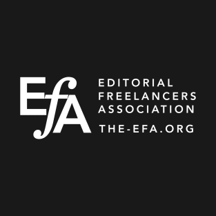 EFA full logo with url in white T-Shirt