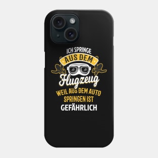 Fallschirm Fun Spruch Fallschirmspringen Phone Case