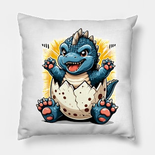 New Born King Of The Monsters Pillow