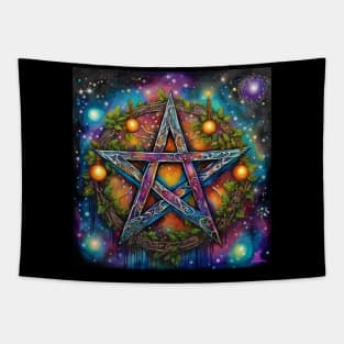 WICCAN PENTACLE Tapestry