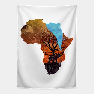 Rain For Africa Tapestry