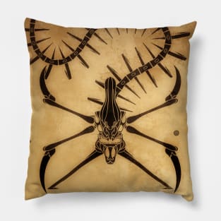 Reaper Skeleton Dark Pillow