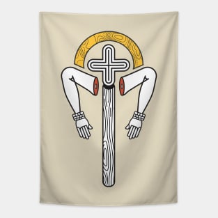 Crossed Arms Tapestry