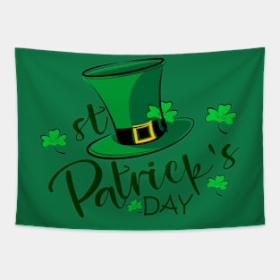 The mascot design for St. Patrick's Day hat Tapestry