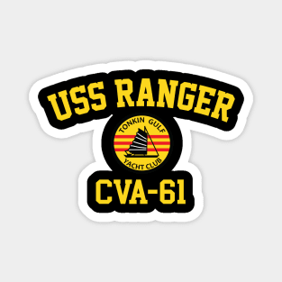 USS Ranger CVA-61 Tonkin Gulf Yacht Club Magnet