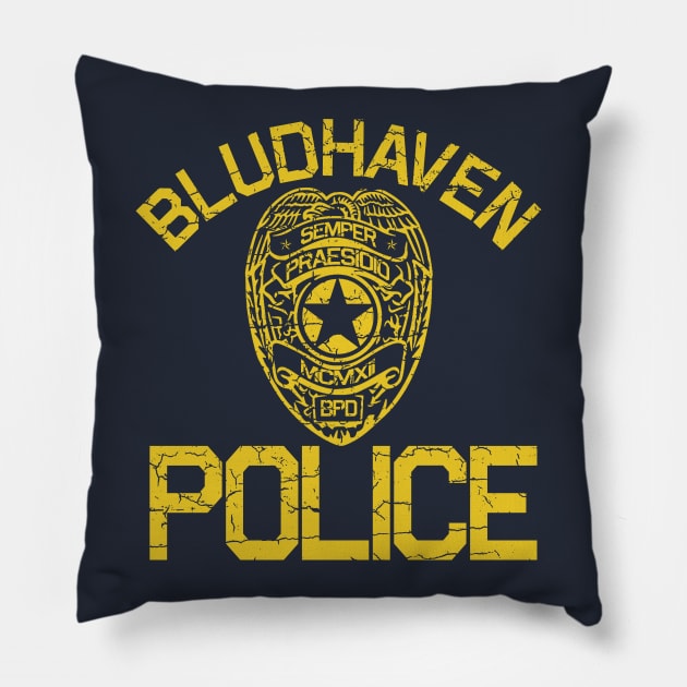 Bludhaven Police Pillow by PopCultureShirts