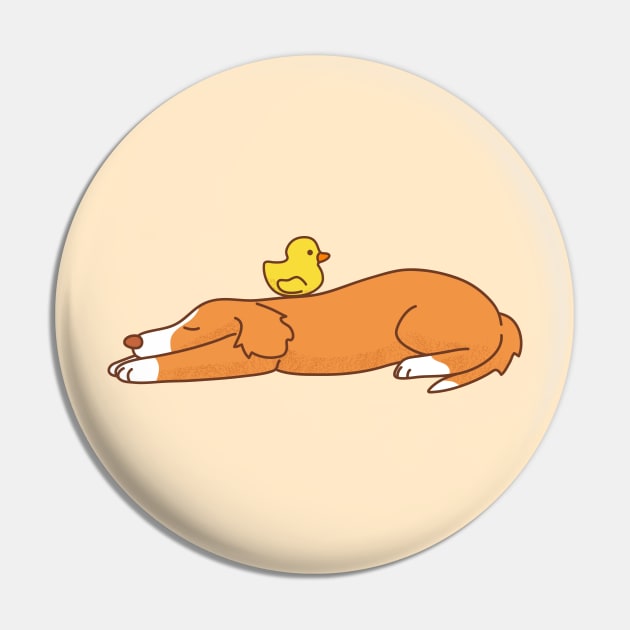 Duck Tolling Retriever Pin by Wlaurence