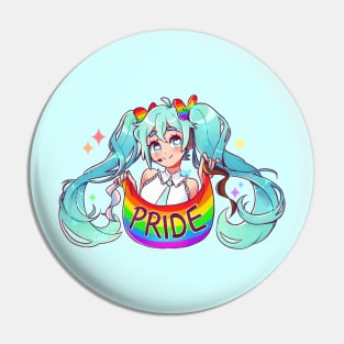 miku says happy pride! Pin