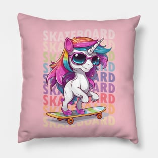 Unicorn Skater Pillow