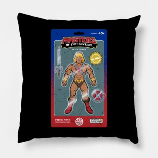 heroic action figure Pillow