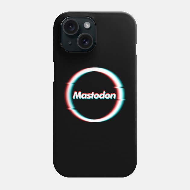 Glitch art - Mastodon Phone Case by PREMAN PENSIUN PROJECT