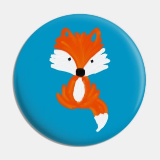 Fox - oil painting pattern Pin