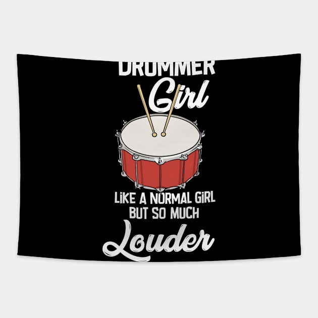 Drummer, Drumming, Percussion Tapestry by maxdax