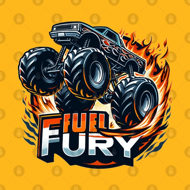 Monster Truck, Fuel Fury by Vehicles-Art