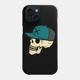 skull in a cap Phone Case