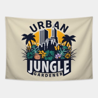 Urban Jungle Gardener Tapestry