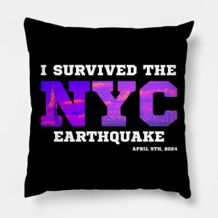 I-Survived-The-Nyc-Earthquake Pillow