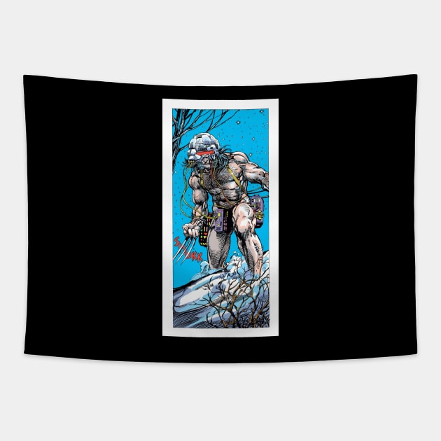 Weapon X: Let it snow Tapestry by SkipBroTees